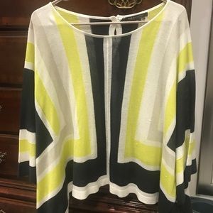 BCBG Handkerchief hem poncho top